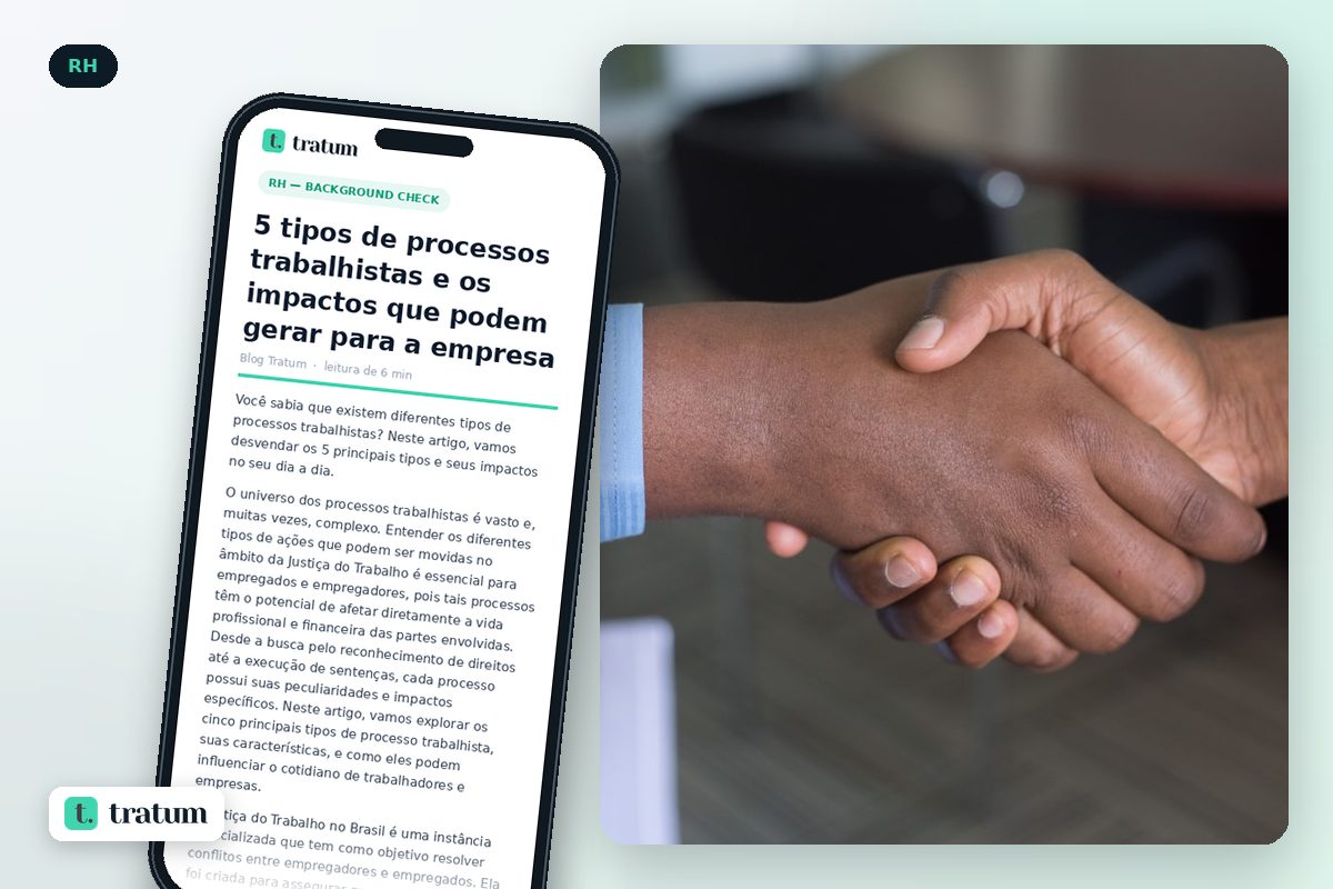 5 tipos de processos trabalhistas e os impactos que podem gerar para a empresa