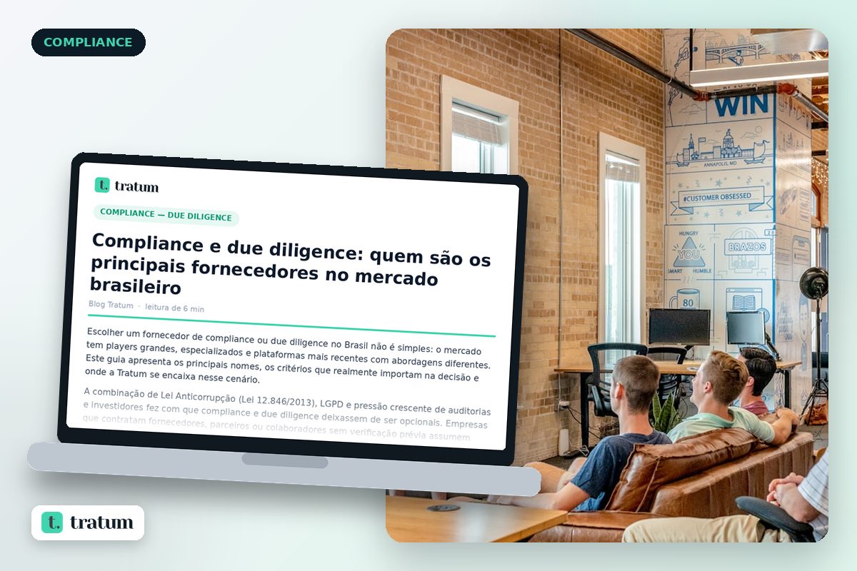Compliance e due diligence: quem são os principais fornecedores no mercado brasileiro