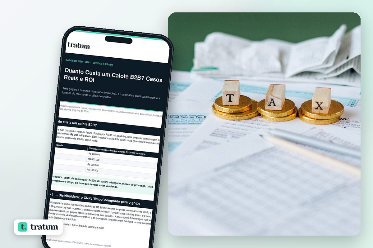 Prévia — Quanto Custa um Calote B2B? Casos Reais e ROI